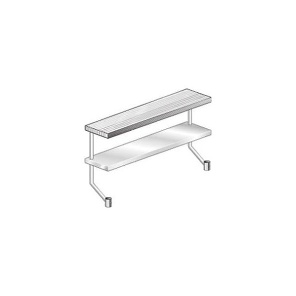 Aero Aero Manufacturing Shelf W/ 18 Ga 430 Stainless Steel, 72"W x 8"D APS-872 - main